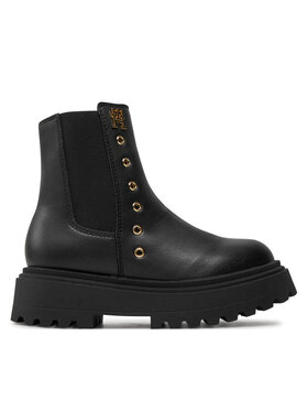 Tommy Hilfiger Členková obuv Tommy Hilfiger Chelsea Boot T3A5-33578-1351 M Čierna