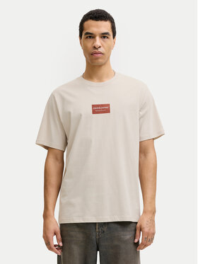 Jack & Jones Jack & Jones Camiseta Frank 12288092 Beis Relaxed Fit