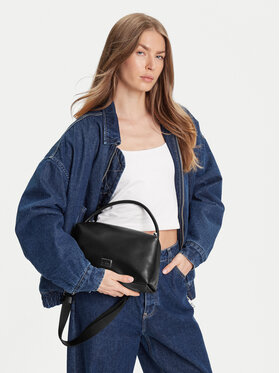 Tommy Jeans Handtasche Tommy Jeans Tjw American Cool Shoulder Bag AW0AW17531 Schwarz