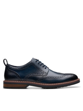 Clarks Polobotky Clarks Aldwin Limit 26178471 Tmavomodrá