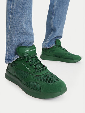 Tommy Hilfiger Zapatillas Tommy Hilfiger Lightweight Runner Monocolor FM0FM05928 Verde