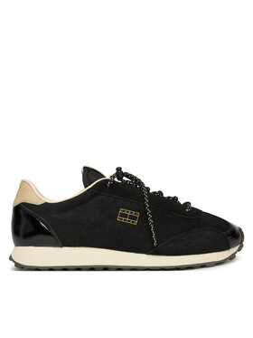 Tommy Jeans Sportcipők Tommy Jeans Tjw Retro Archive Runner Suede EN0EN03125 Fekete