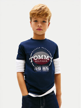Tommy Hilfiger Tommy Hilfiger Camiseta KB0KB10277 Azul marino Regular Fit