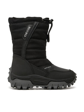 Geox Sněhule Geox J Himalaya Boy B Abx J26FRA 0FU54 C9999 M Černá
