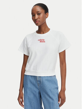 Calvin Klein Jeans Calvin Klein Jeans Camiseta TOWEL LV047G287G Blanco Cropped Fit