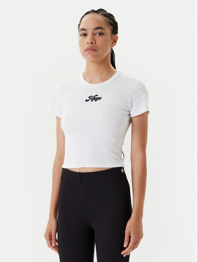 HUGO HUGO Футболка Delanor_2 50539132 Білий Slim Fit