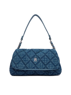 Tommy Hilfiger Τσάντα Tommy Hilfiger Th Feminine Shoulder Bag Denim AW0AW18865 Μπλε
