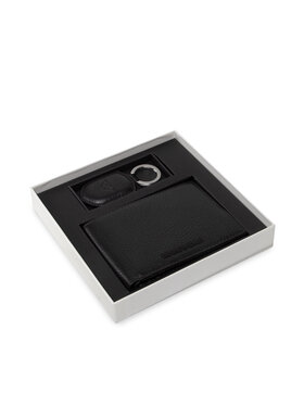Emporio Armani Набір гаманець і брелок Emporio Armani Y4R222 Y068E 80001 Чорний