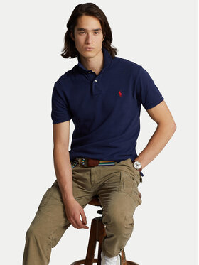 Polo Ralph Lauren Polo Ralph Lauren Поло Core Replen 710795080 Cиній Slim Fit