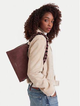 Coccinelle Torebka Coccinelle P6P Boheme Suede Bimaterial E1 P6P 13 03 01 Bordowy