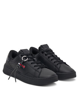 Tommy Jeans Sportcipők Tommy Jeans Tjw Logo Sneaker EN0EN03129 Fekete