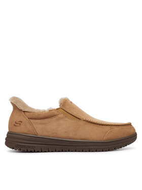 Skechers Mocasini Skechers Murette-Scofield 205606/TAN Maro deschis