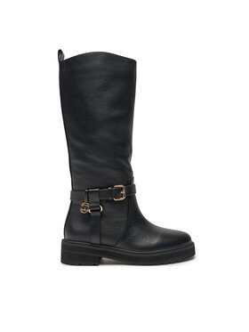 TWINSET Čižmy vo vojenskom štýle TWINSET 242TGT172 Čierna