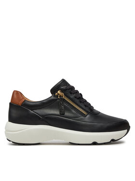 Clarks Snīkeri Clarks Tivoli Zip 26176648 Melns