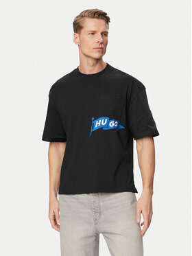 HUGO HUGO Camiseta Nohacrop 50556406 Negro Loose Fit