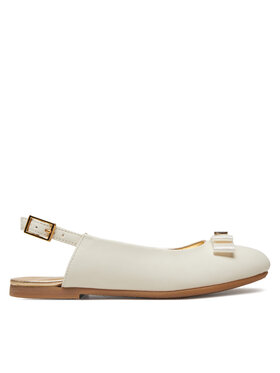 Tommy Hilfiger Basutės Tommy Hilfiger Ballerina Chanel T4A3-33929-0206 M Écru
