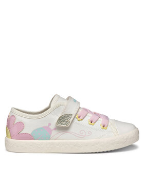 Geox Plátěnky Geox J Gisli J554NC 10 C0406 D Bílá