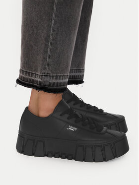 Tommy Jeans Tenisice Tommy Jeans Tjw Platform Sneaker Leather Lc EN0EN03165 Crna