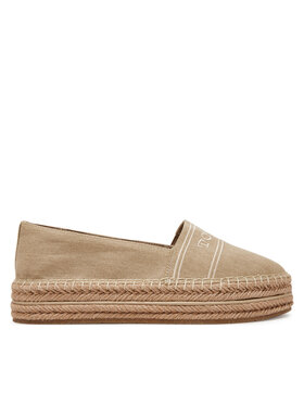 Tommy Hilfiger Espadrillas Tommy Hilfiger Denim Platform Espadrille FW0FW08543 Beige