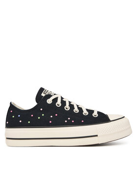 Converse Tornacipő Converse Chuck Taylor All Star Lift Platform Mini Studs A19141C Fekete
