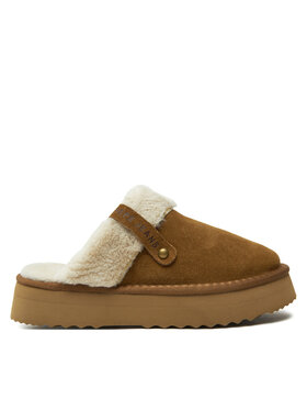 Pepe Jeans Kapcie Pepe Jeans PLS10421 Brązowy