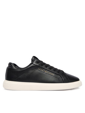 Tommy Hilfiger Sneakers Tommy Hilfiger Icon Court Light Weight Shinny FW0FW08949 Schwarz