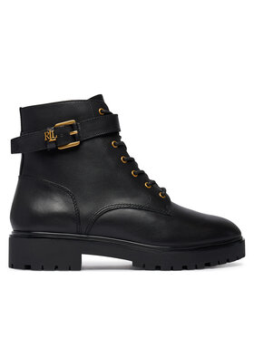 LAUREN RALPH LAUREN Schnürschuhe LAUREN RALPH LAUREN Allyson Logo Bo Bte 802P12046001 Schwarz