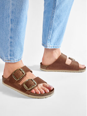 Birkenstock Klapki Birkenstock Arizona Big Buckle 1011073 Brązowy