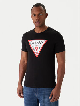 Guess Guess Футболка M2YI71 I3Z14 Чорний Slim Fit