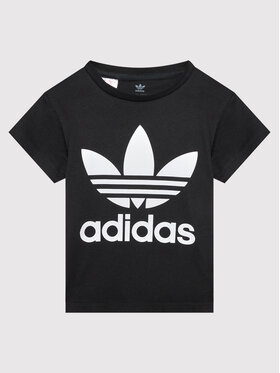 adidas adidas T-Shirt adicolor Trefoil H25245 Schwarz Regular Fit