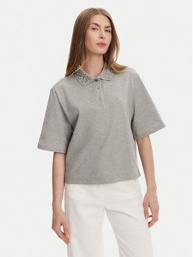 Marella Marella Поло Gonzaga 2513951014 Сірий Relaxed Fit