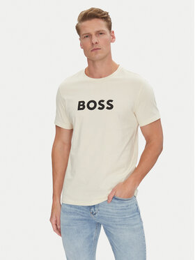 BOSS BOSS Majica 50491706 Bela Regular Fit