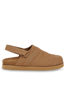 Tommy Hilfiger Čības Tommy Hilfiger Warm Hilfiger Mule Sandal FM0FM04773 Brūns