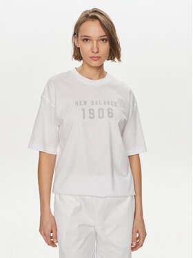 New Balance New Balance T-Shirt WT41519 Λευκό Oversize