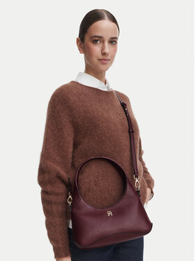 Tommy Hilfiger Bolso Tommy Hilfiger Th Everyday Mini Hobo AW0AW19185 Guinda/burdeos