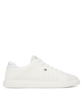 Tommy Hilfiger Sneakers Tommy Hilfiger Th Icon Light Knit Sneaker FW0FW09401 Weiß