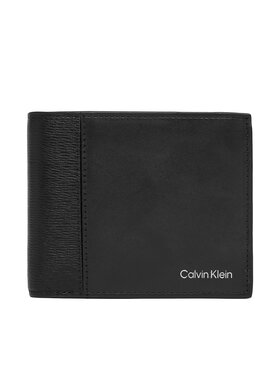 Calvin Klein Портфейл Calvin Klein Refined Mix Billfold W Coin LV04D1304G Черен