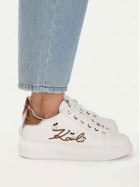 KARL LAGERFELD Sneakersy KARL LAGERFELD KL62510C Biela