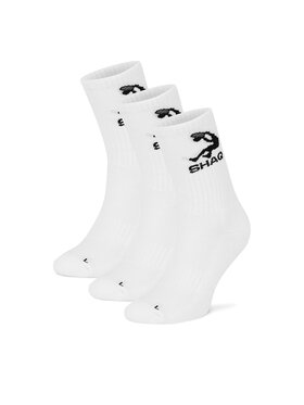 SHAQ Довгі шкарпетки Shaq SHQ-MB-003-AW24 Білий