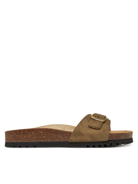 Scholl Šľapky Scholl Estelle F32156 Kaki