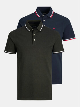 Jack & Jones Jack & Jones Комплект поло-майок Paulos 12191216 Кольоровий Slim Fit