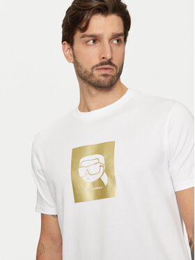 KARL LAGERFELD KARL LAGERFELD T-Shirt 755460 551235 Λευκό Regular Fit