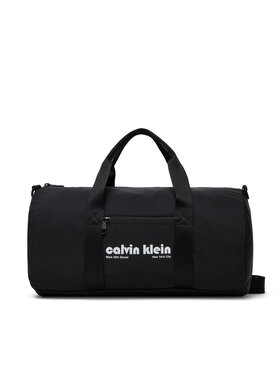 Calvin Klein Jeans Športová taška Calvin Klein Jeans Ckj Graphic Ck Crossbody Duffle LV04G3163G Čierna