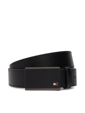 Tommy Hilfiger Ζώνη Tommy Hilfiger Business Plaque 3.5 AM0AM14775 Μαύρο