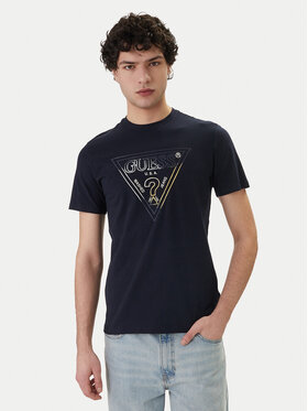 Guess Guess Camiseta M6GI11 K2992 Azul marino Slim Fit