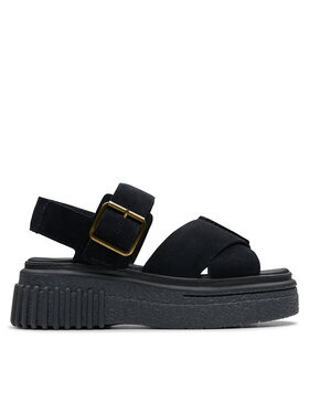 Clarks Sandale Clarks Evamar Wish 26181199 Crna