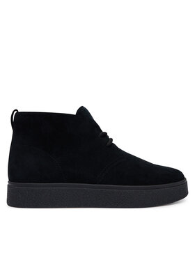 Clarks Gležnjarji Clarks Boxbee Desert 26328234 Črna
