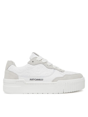 Just Cavalli Sneakersy Just Cavalli 78RA3ST3 ZPB00 Biela
