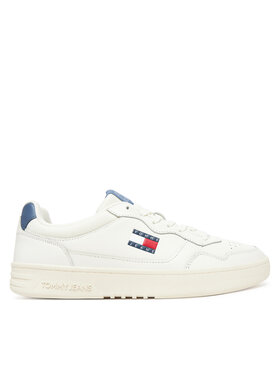 Tommy Jeans Sneakersy Tommy Jeans (New)Tjm Cupsole Leather Ess EM0EM01443 Biela