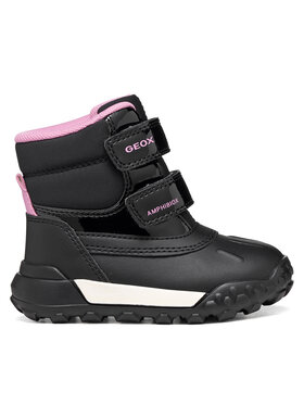 Geox Sniega zābaki Geox B Trekkyup Girl B Abx B566MC 054FU C9231 S Melns